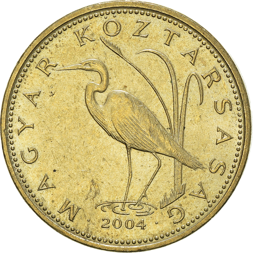 Moneda, Hungría, 5 Forint, 2004