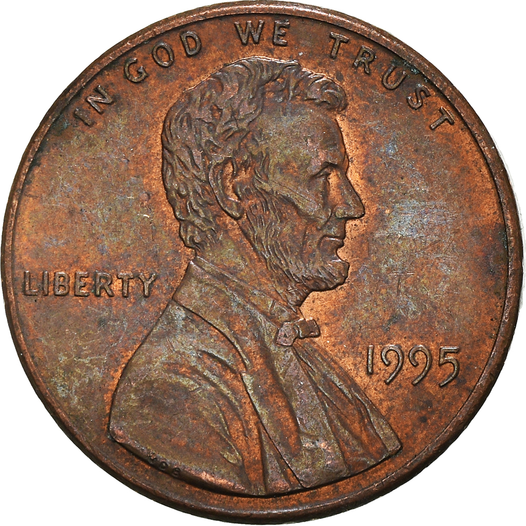 Moneda, Estados Unidos, Cent, 1995