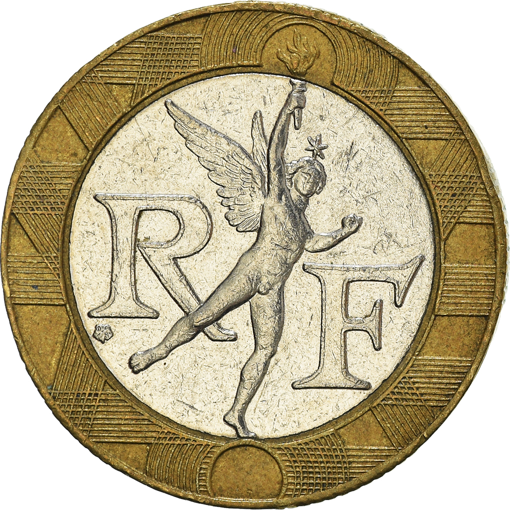 Moneda, Francia, 10 Francs, 1991
