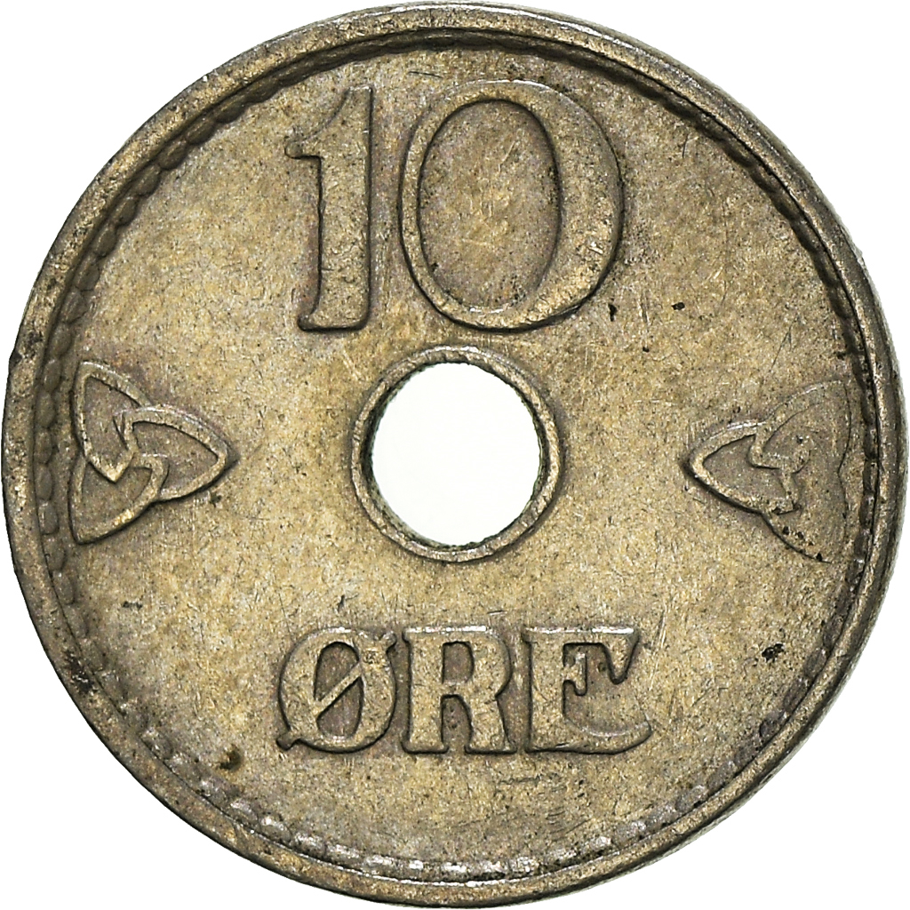 Moneda, Noruega, 10 Öre, 1941