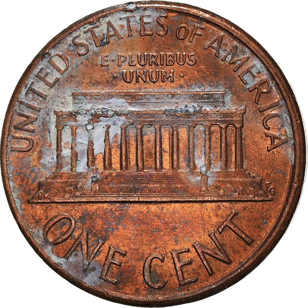 Moneda, Estados Unidos, Cent, 1988