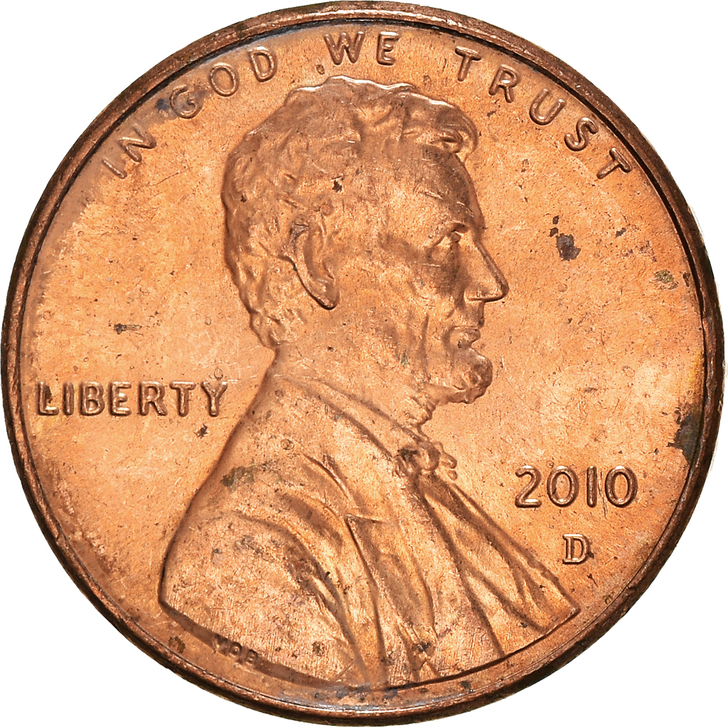 Moneda, Estados Unidos, Cent, 2010
