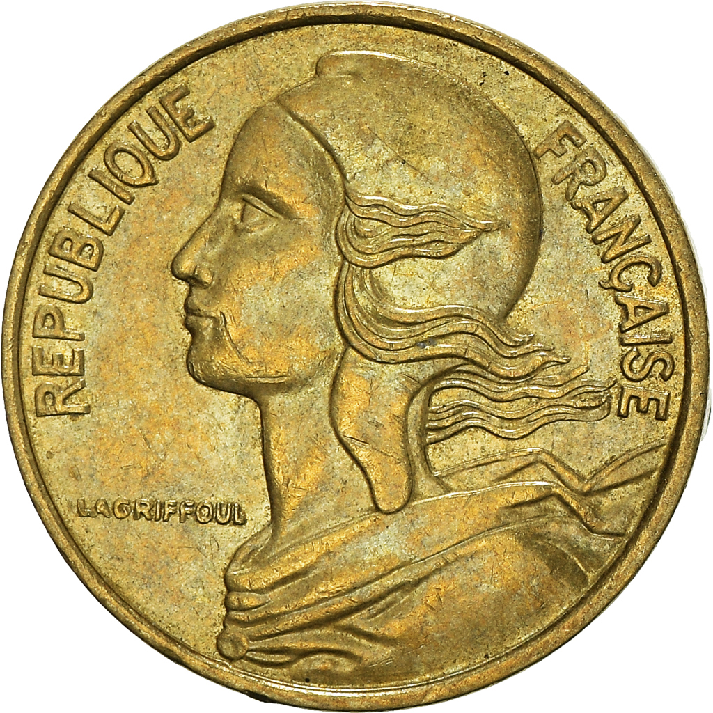 Moneda, Francia, 5 Centimes, 1986