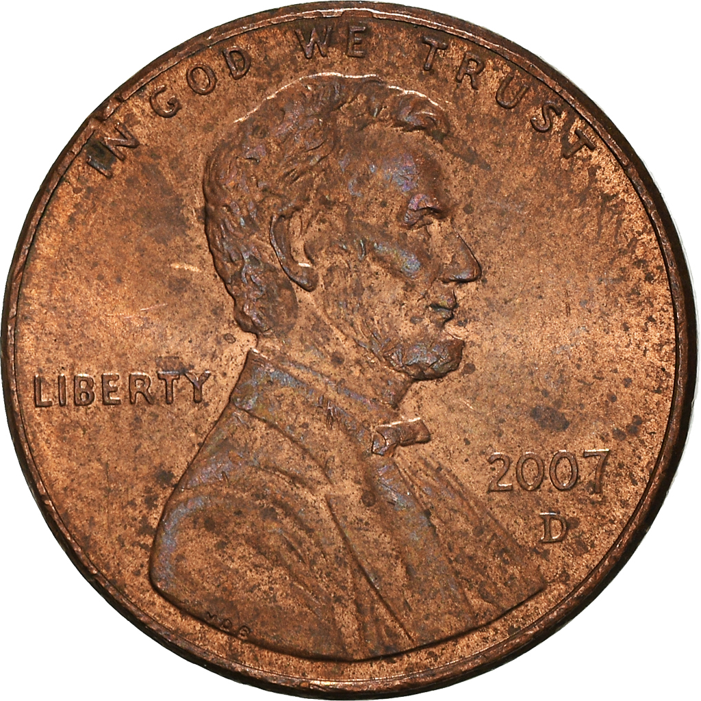 Moneda, Estados Unidos, Cent, 2007