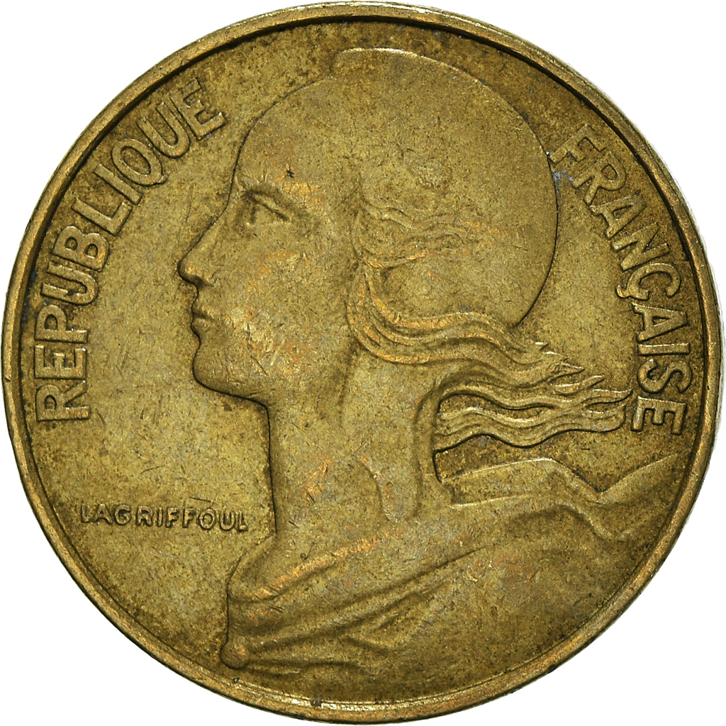 Moneda, Francia, 10 Centimes, 1978