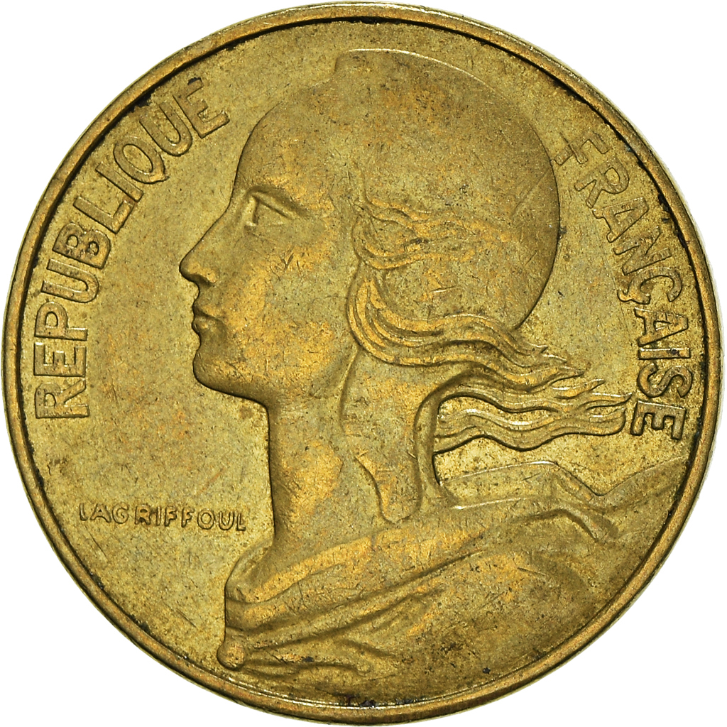 Moneda, Francia, 10 Centimes, 1981
