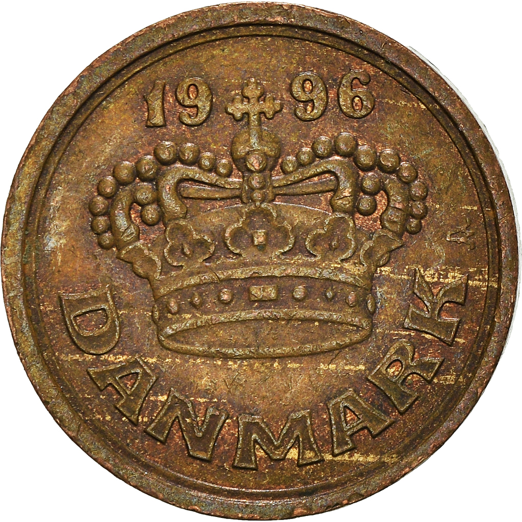Moneda, Dinamarca, 25 Öre, 1996