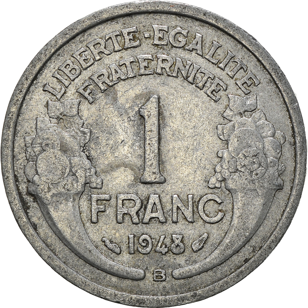 Moneda, Francia, Franc, 1948