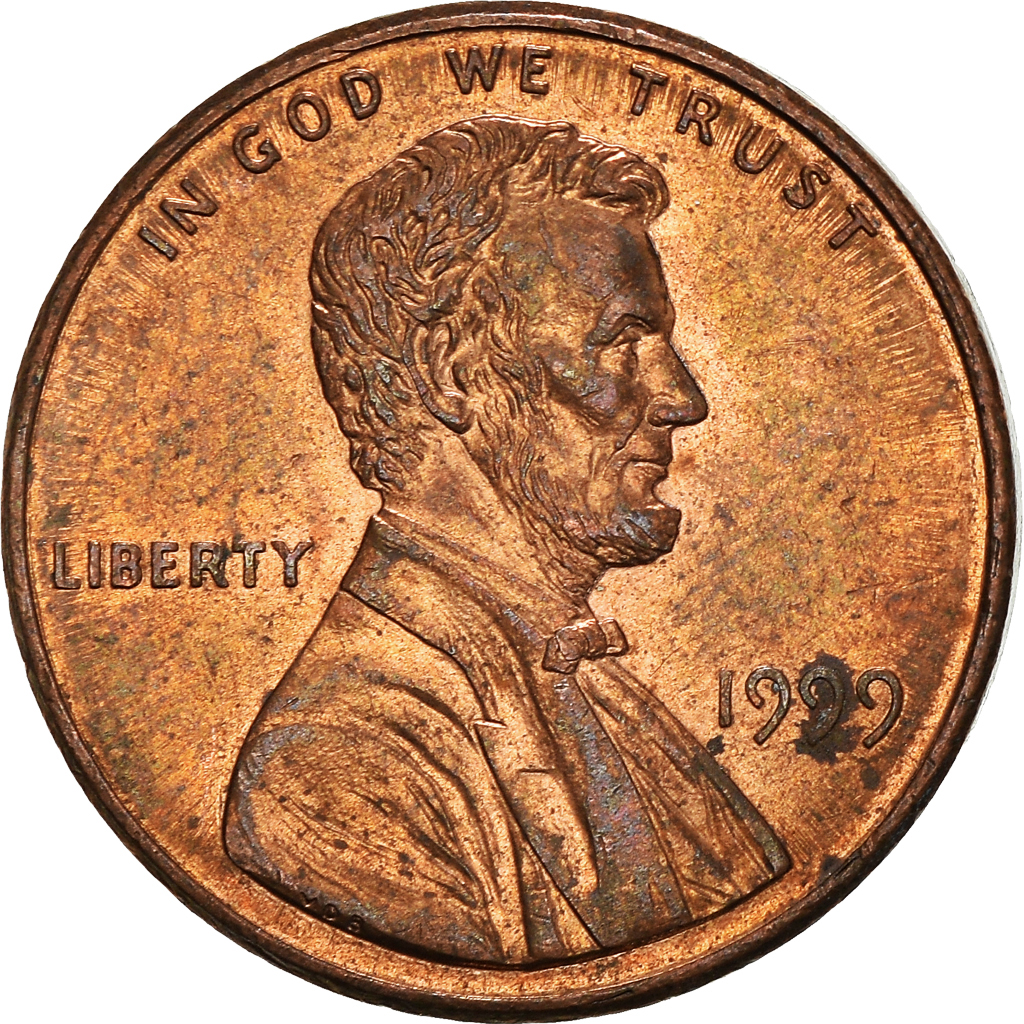 Moneda, Estados Unidos, Cent, 1999