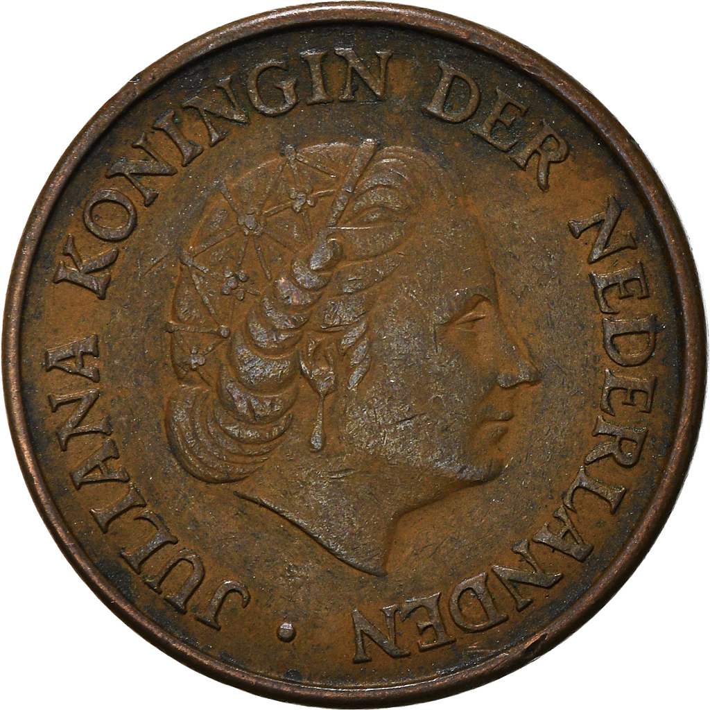 Moneda, Países Bajos, 5 Cents, 1967