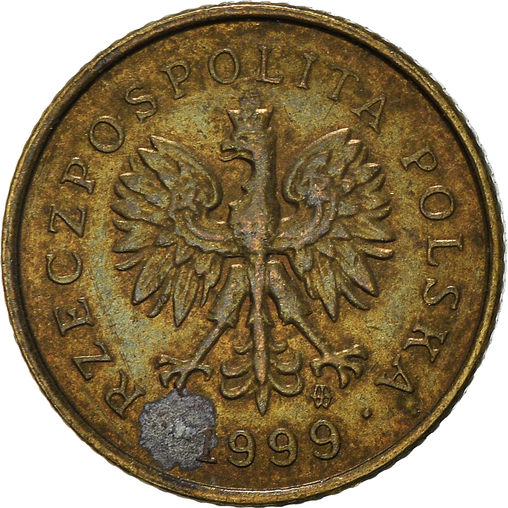 Moneda, Polonia, Grosz, 1999