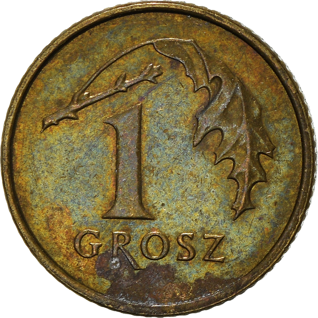 Moneda, Polonia, Grosz, 1999