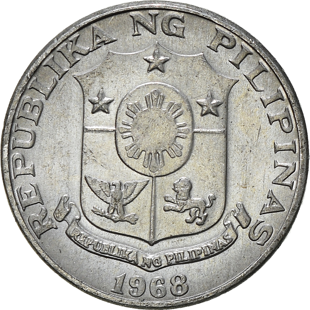 Coin, Philippines, Sentimo, 1968