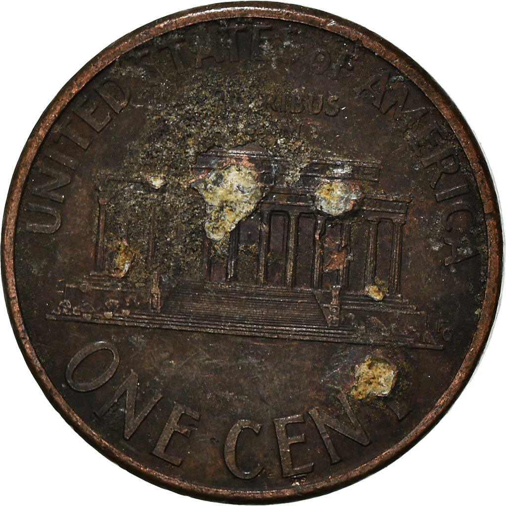 Moneda, Estados Unidos, Cent, 1996
