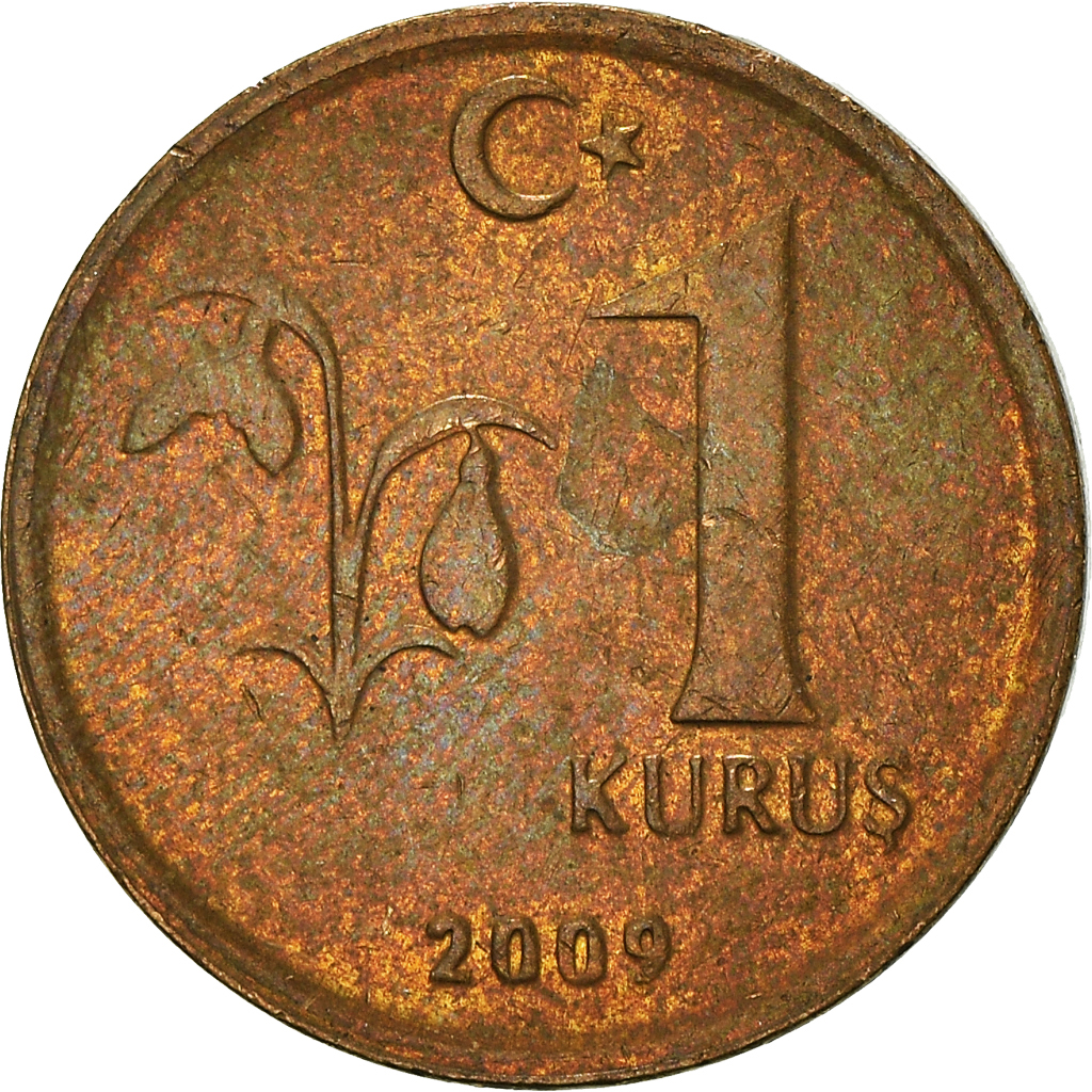 Moneda, Turquía, Kurus, 2009