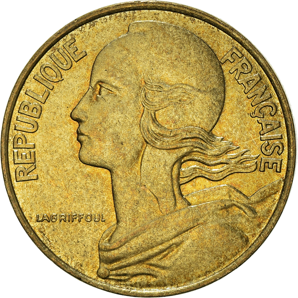 Moneda, Francia, 10 Centimes, 1994