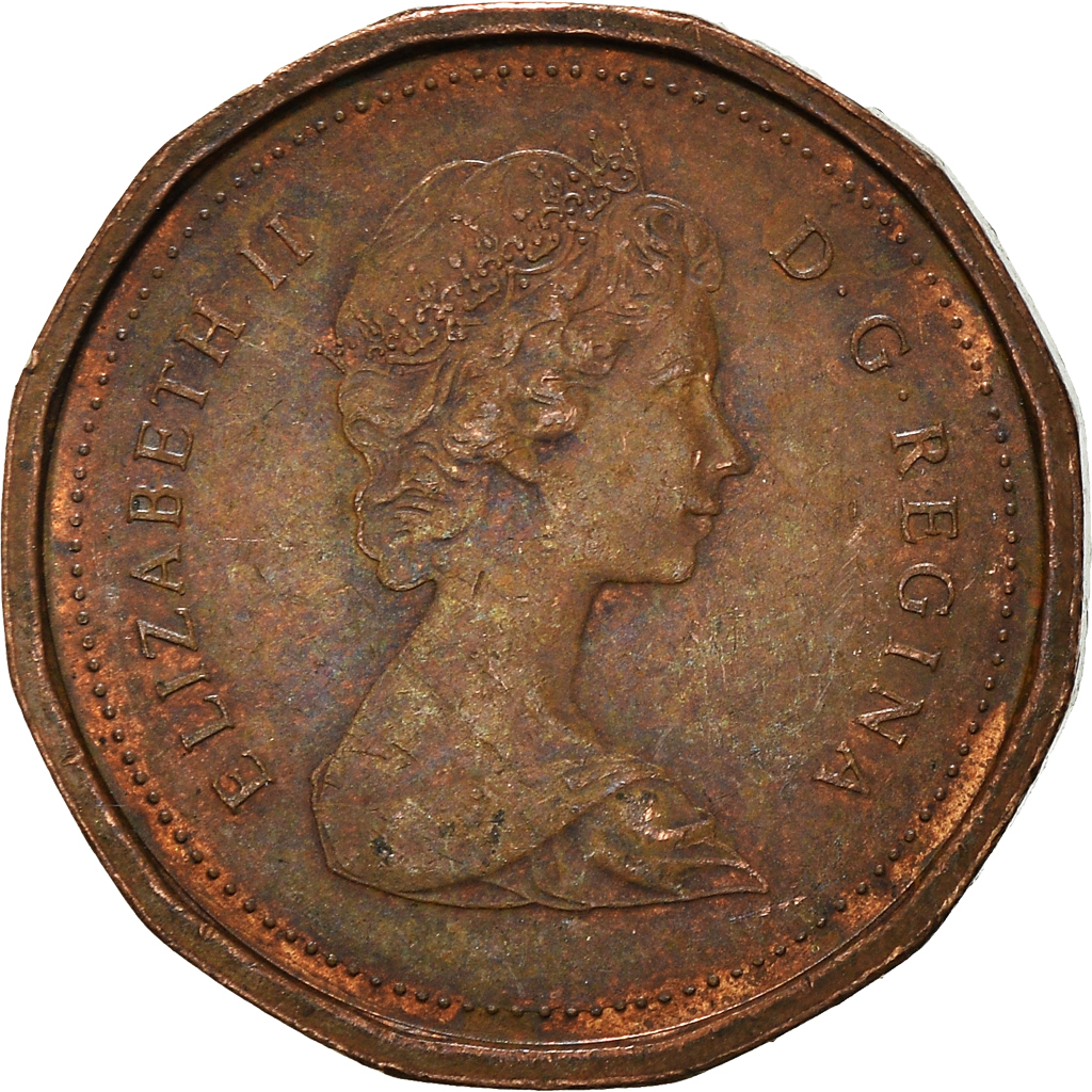 Moneda, Canadá, Cent, 1983