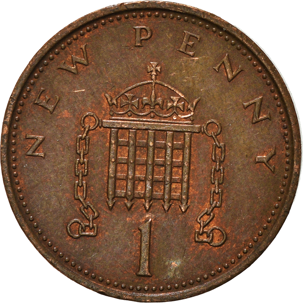 Moneda, Gran Bretaña, New Penny, 1981