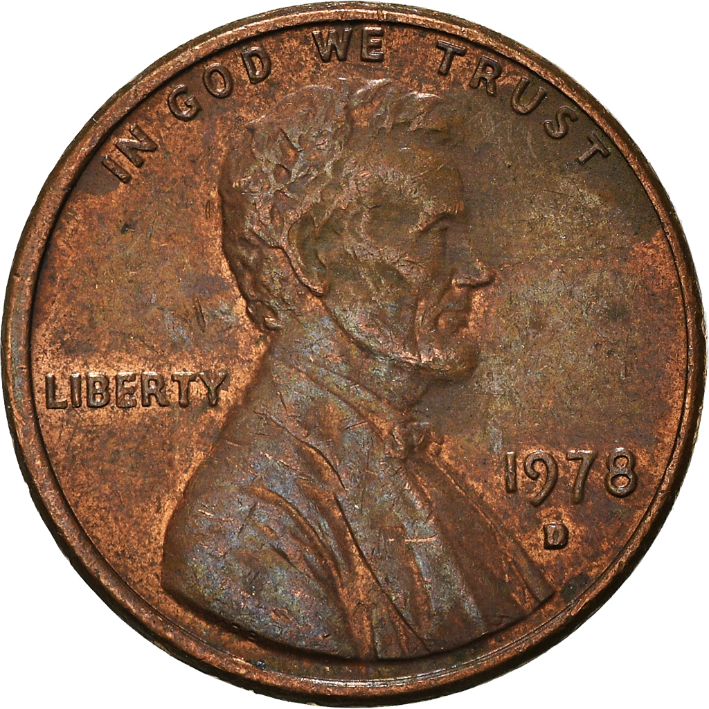 Moneda, Estados Unidos, Cent, 1978