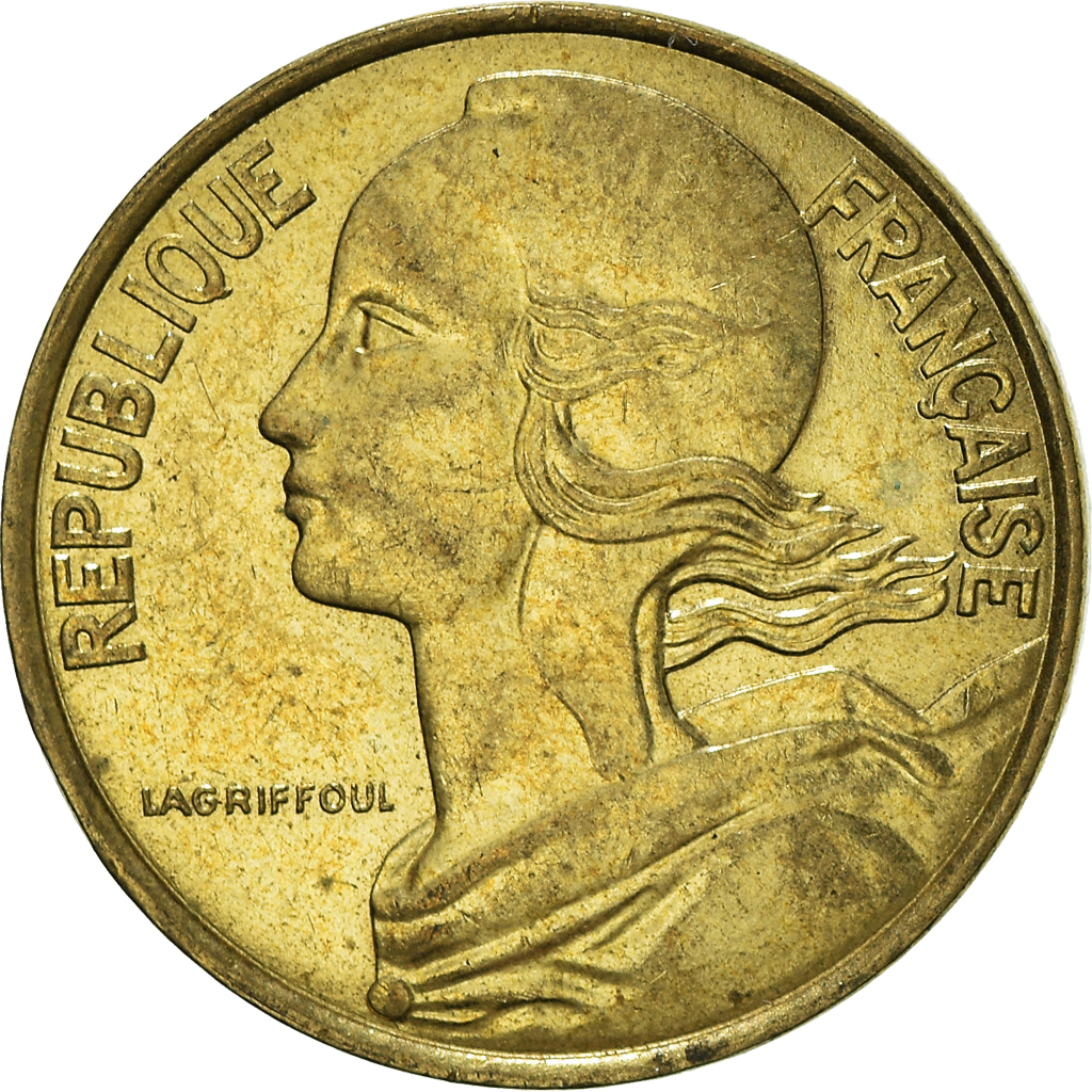 Moneda, Francia, 10 Centimes, 1997