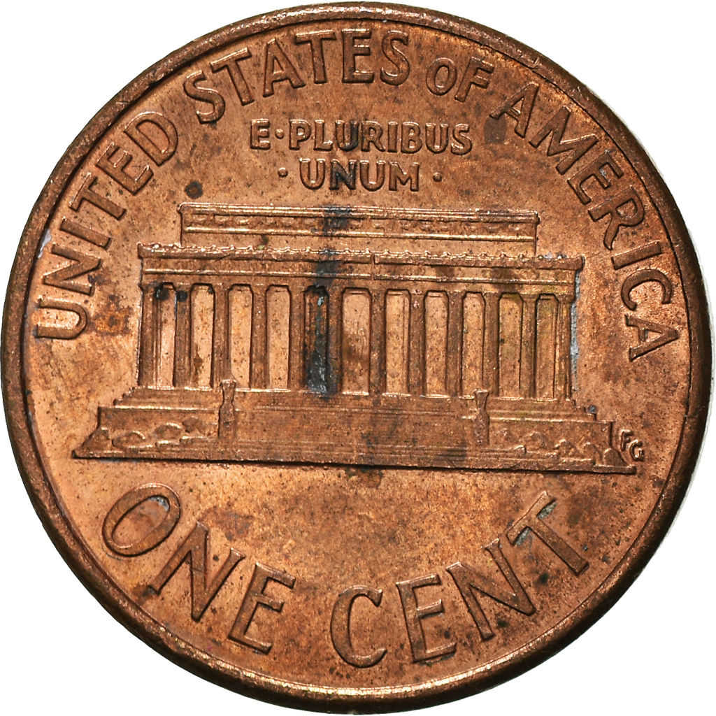 Moneda, Estados Unidos, Cent, 1990