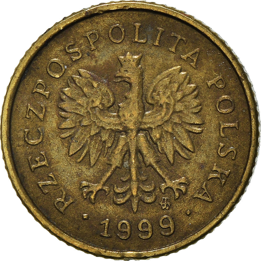 Moneda, Polonia, Grosz, 1999