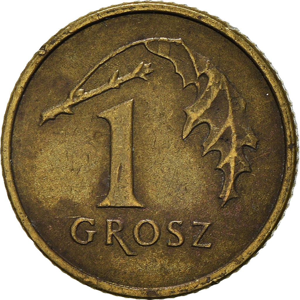 Moneda, Polonia, Grosz, 1999