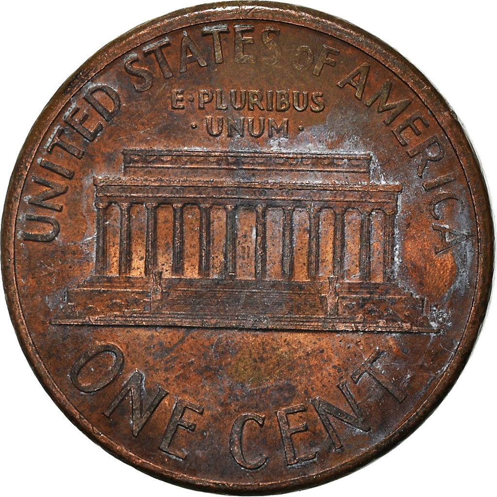 Moneda, Estados Unidos, Cent, 1991