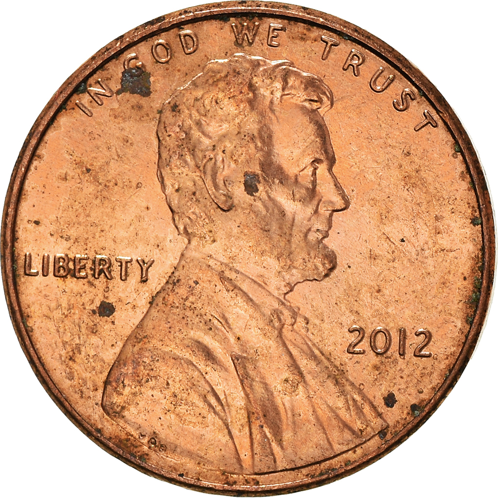 Moneda, Estados Unidos, Cent, 2012