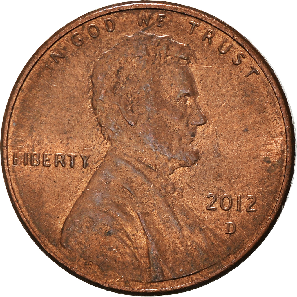 Moneda, Estados Unidos, Cent, 2012