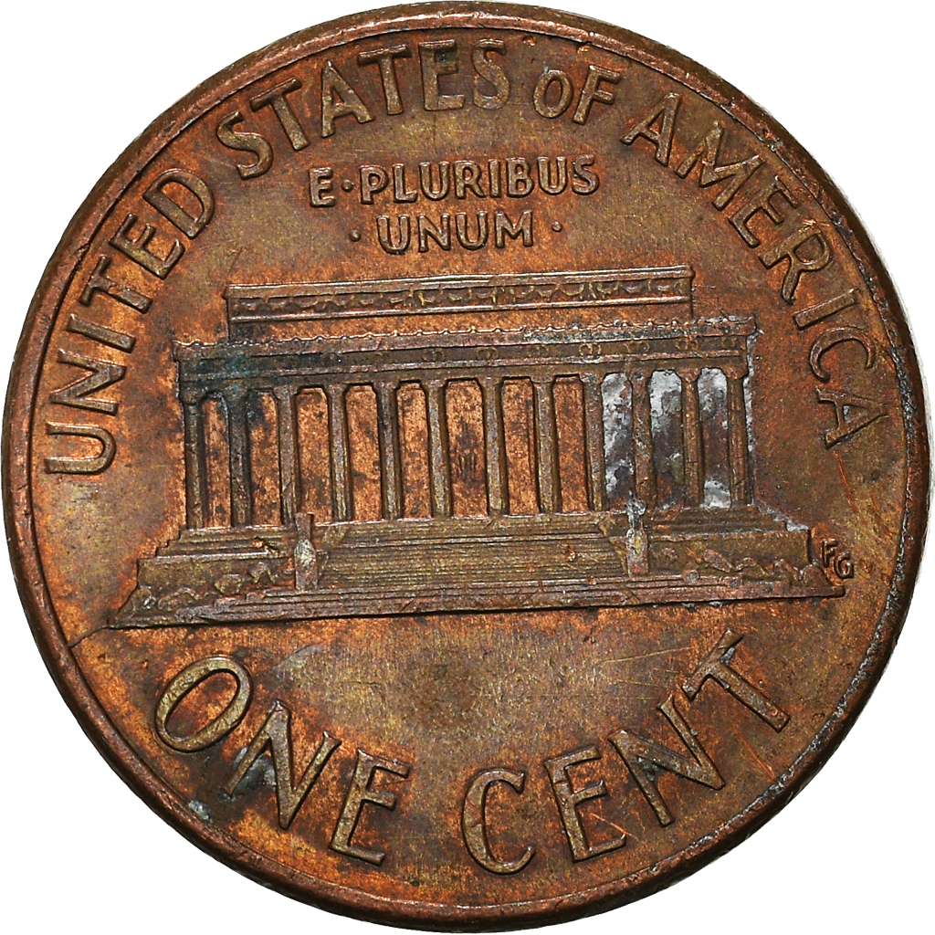 Moneda, Estados Unidos, Cent, 1989