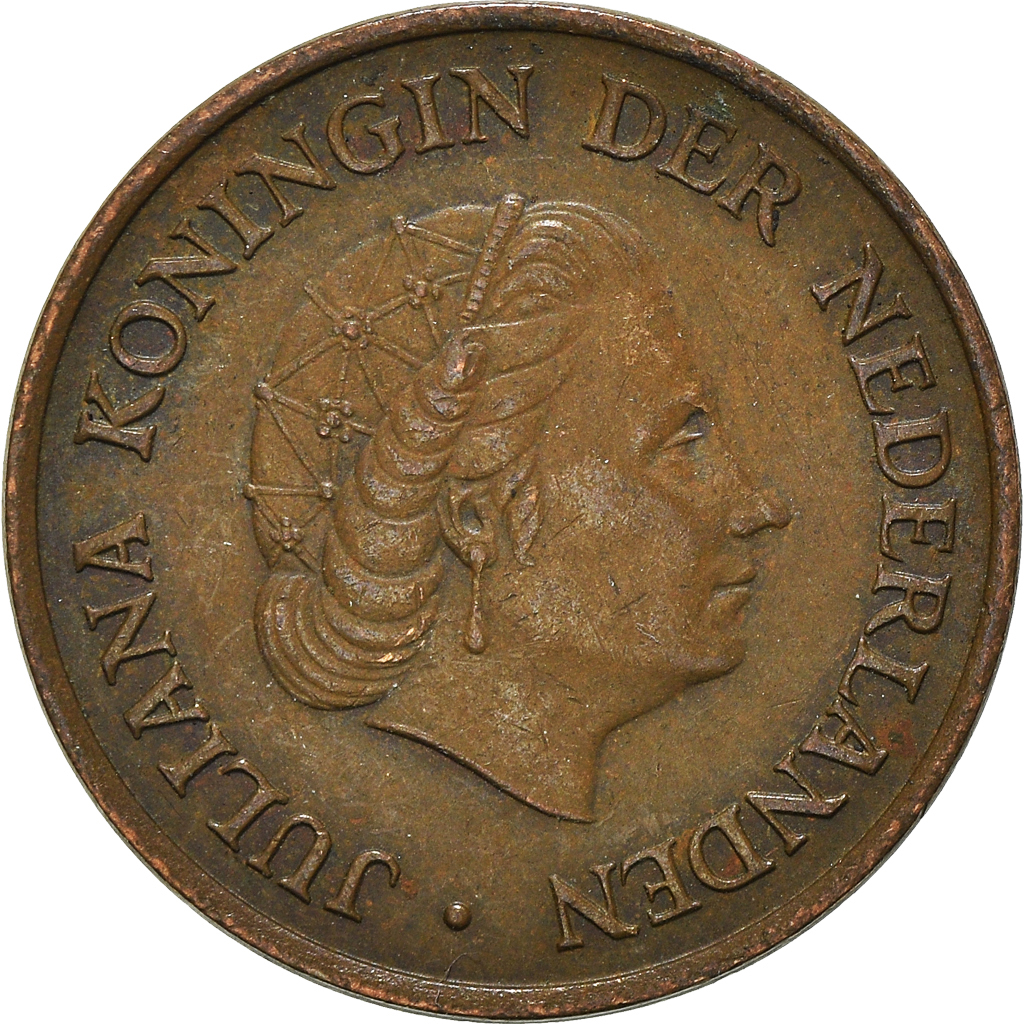 Moneda, Países Bajos, 5 Cents, 1975