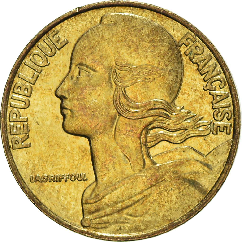 Moneda, Francia, 5 Centimes, 1995