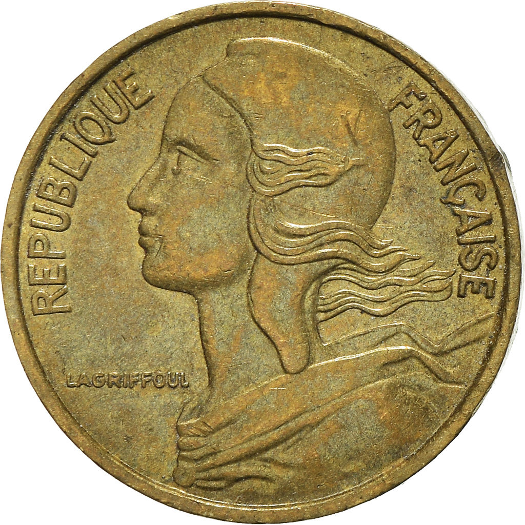 Moneda, Francia, 5 Centimes, 1970