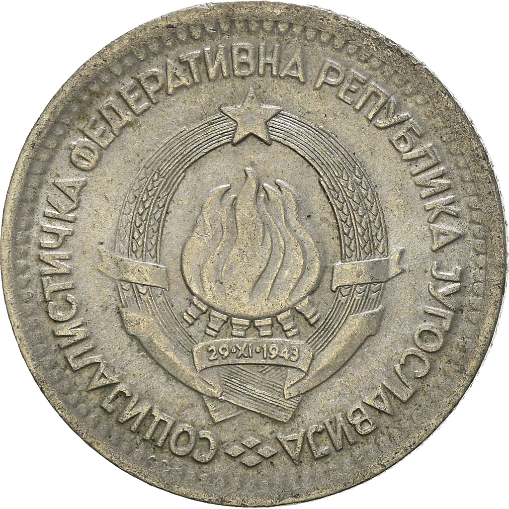Moneda, Yugoslavia, Dinar, 1965
