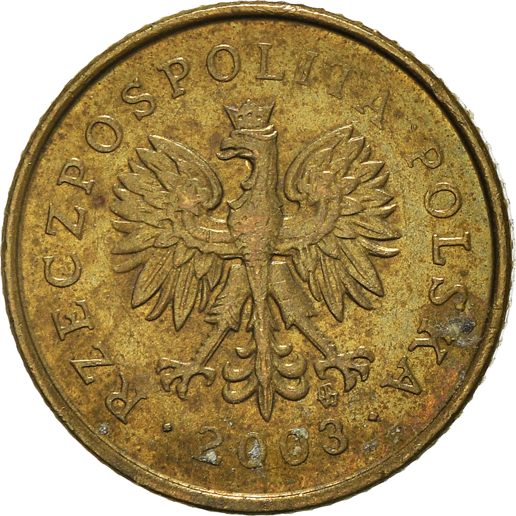 Moneda, Polonia, Grosz, 2003