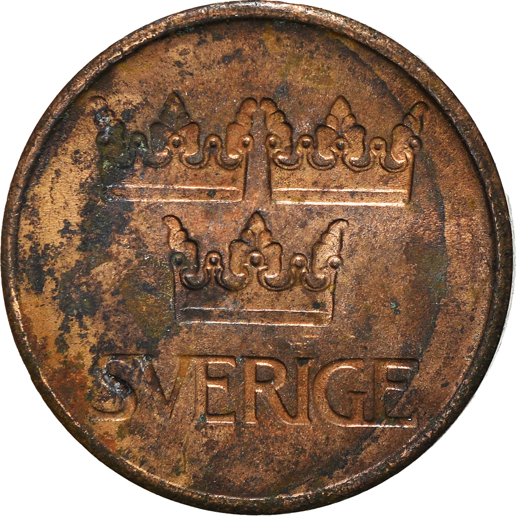 Moneda, Suecia, 5 Öre, 1972