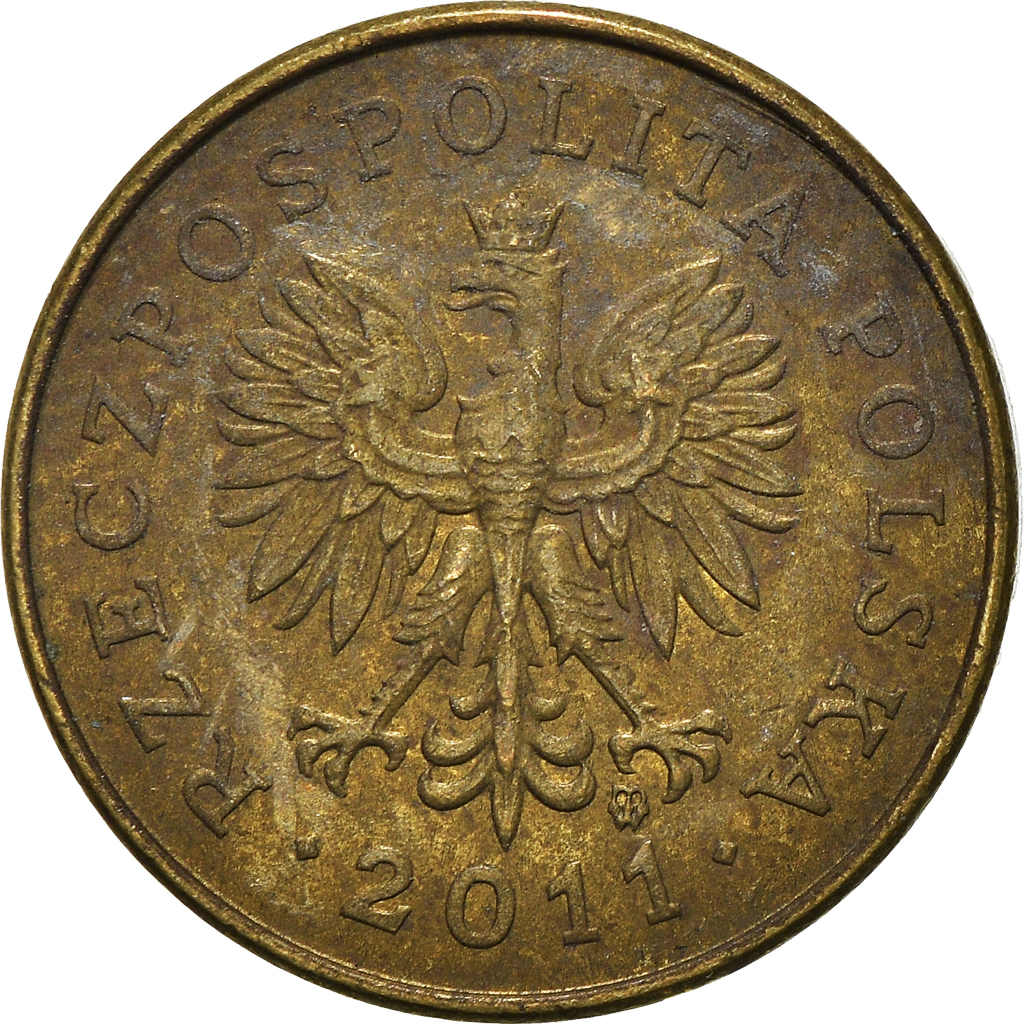 Moneda, Polonia, 2 Grosze, 2011