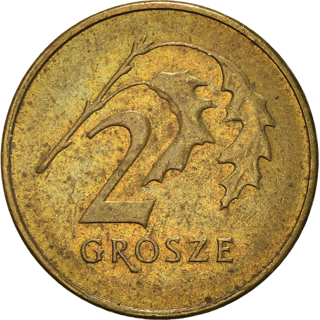 Moneda, Polonia, 2 Grosze, 2011