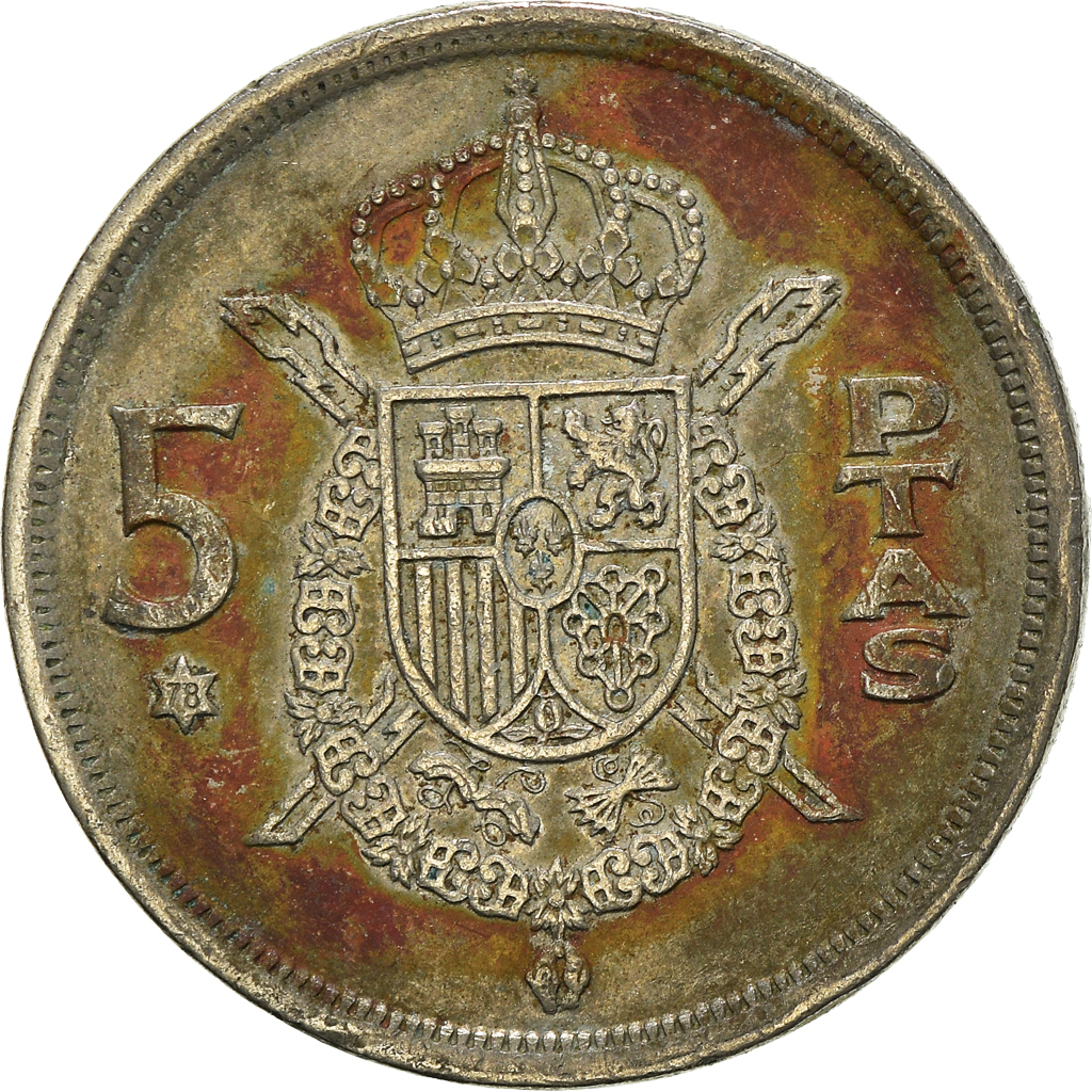 Moneda, España, 5 Pesetas