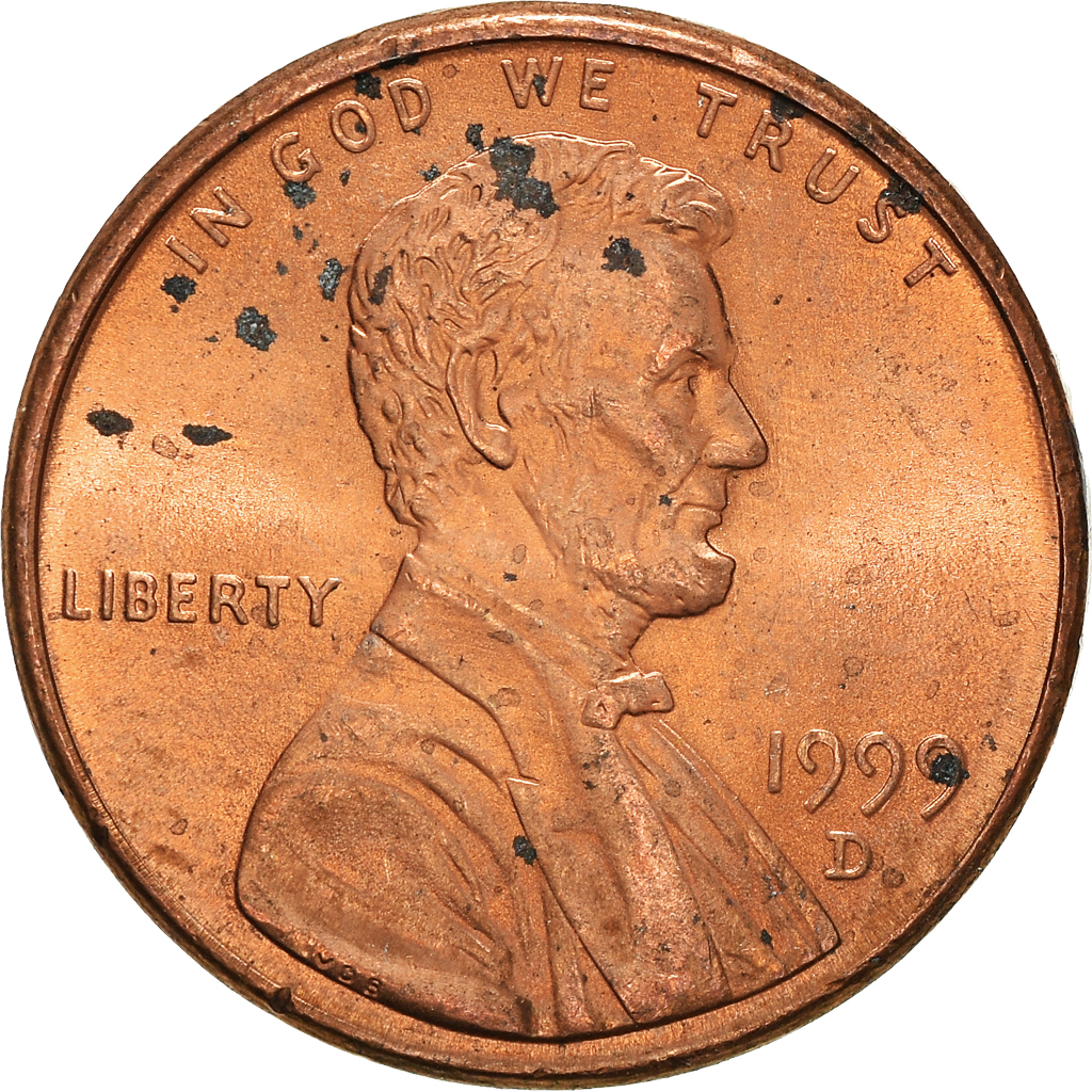 Moneda, Estados Unidos, Cent, 1999