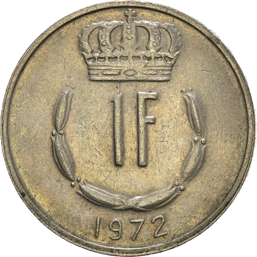 Moneda, Luxemburgo, Franc, 1972