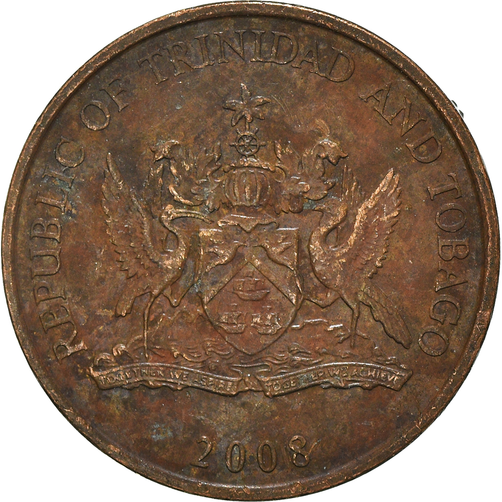 Moneda, TRINIDAD & TOBAGO, 5 Cents, 2008