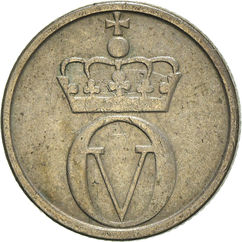 Moneda, Noruega, 10 Öre, 1961