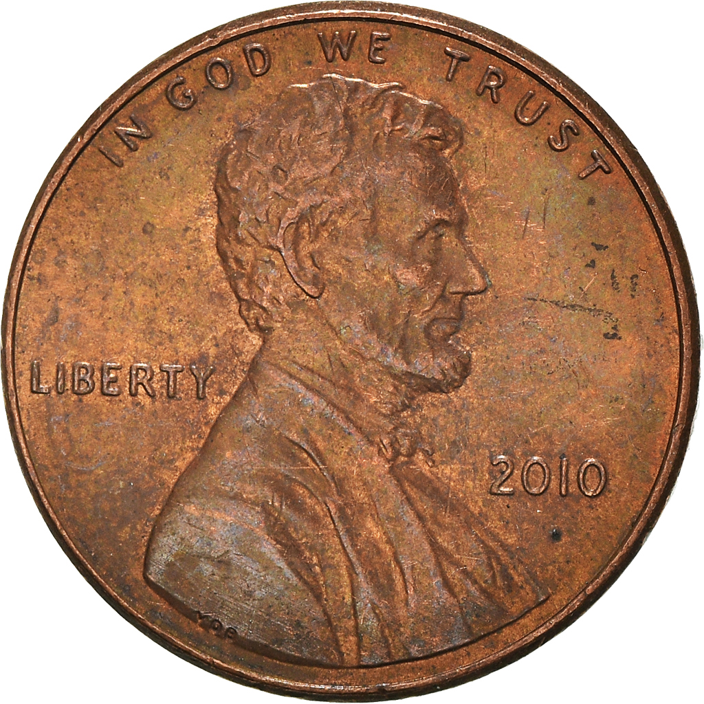 Moneda, Estados Unidos, Cent, 2010