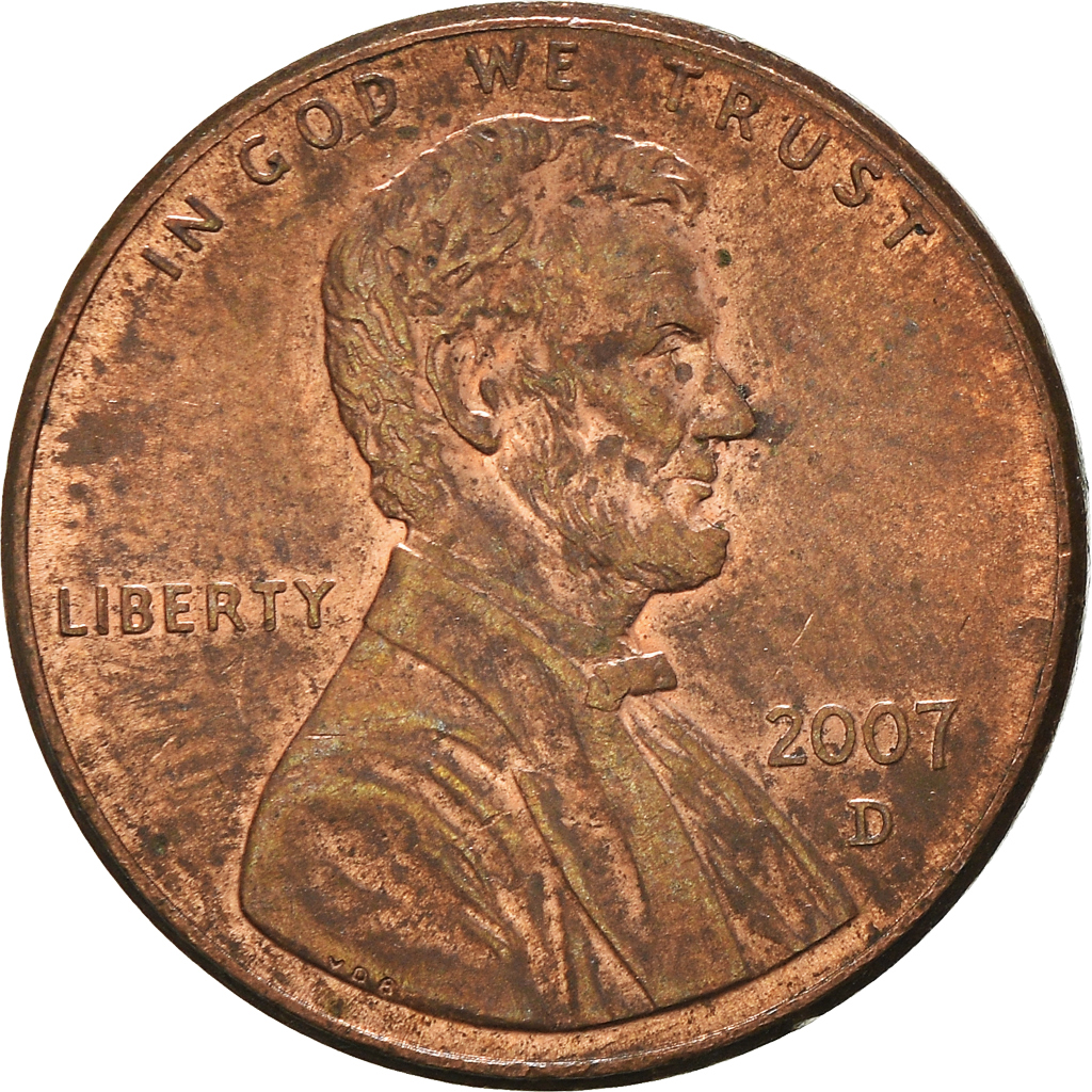 Moneda, Estados Unidos, Cent, 2007