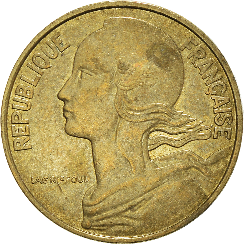 Moneda, Francia, 10 Centimes, 1991