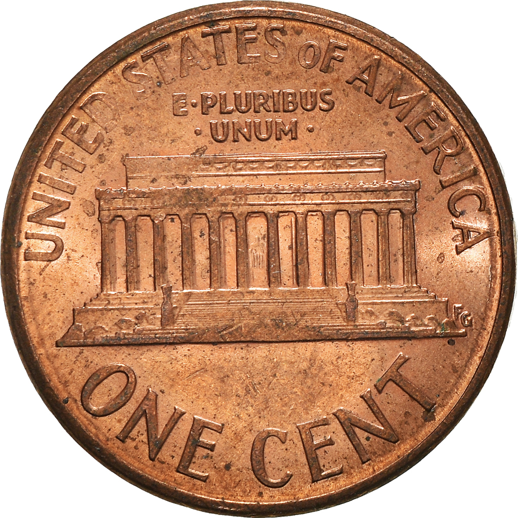 Moneda, Estados Unidos, Cent, 1989