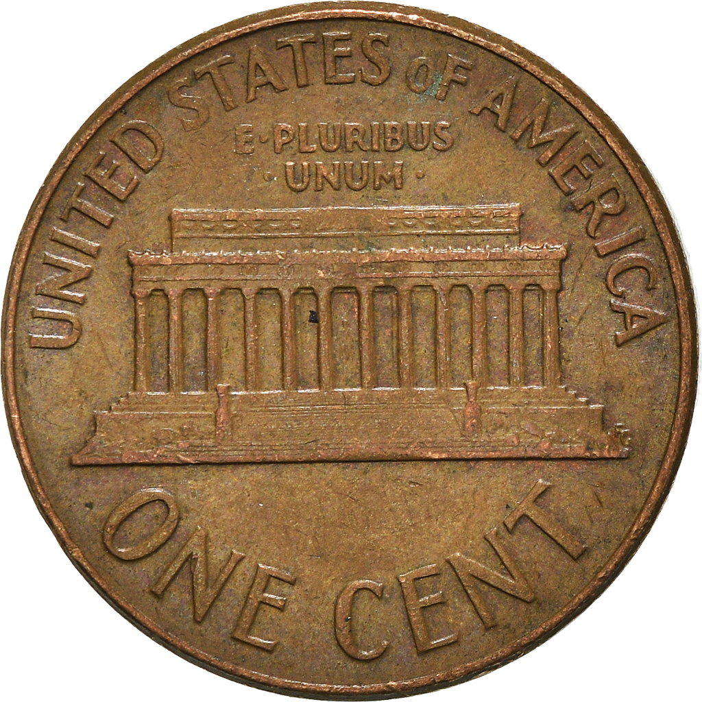 Moneda, Estados Unidos, Cent, 1966