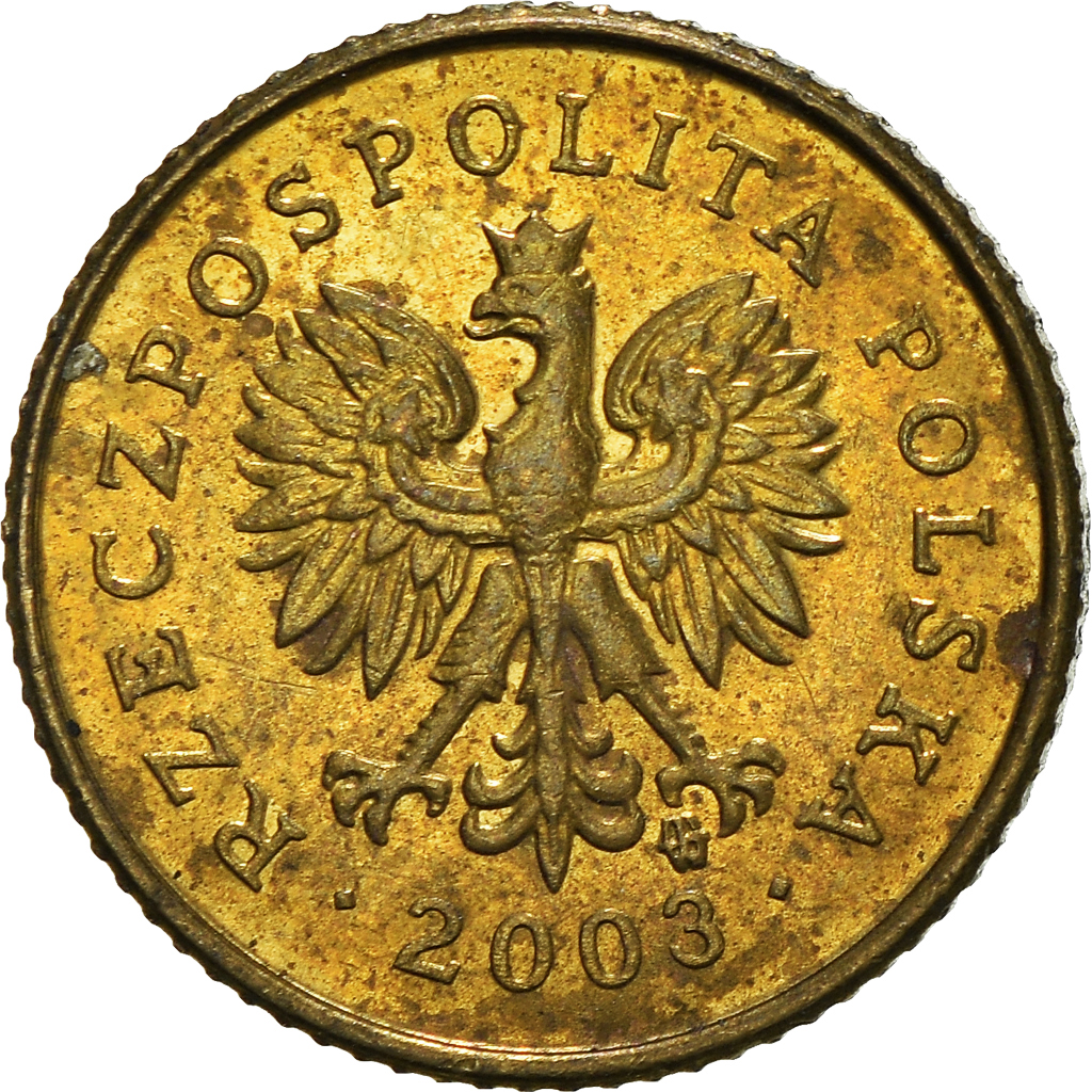 Moneda, Polonia, Grosz, 2003